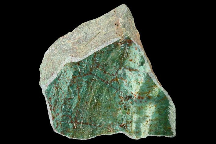 Polished Fuchsite Chert (Dragon Stone) Section - Australia #160340